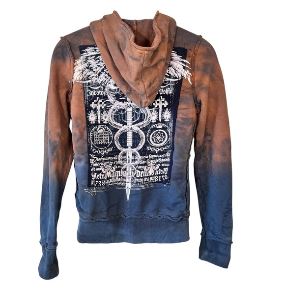 Affliction Womens Full Zip Hoodie - Picture 8 of 8